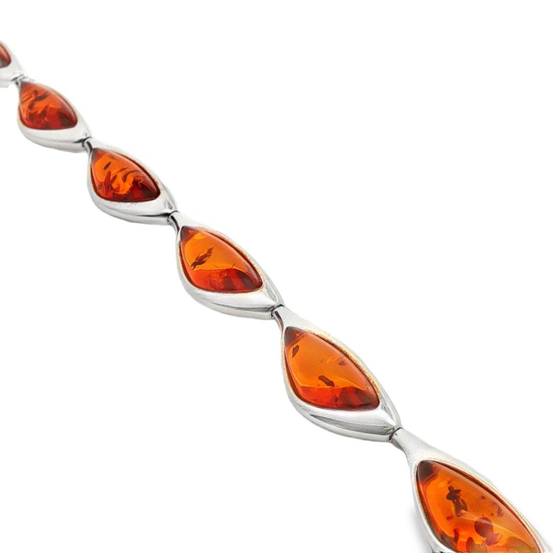 Amber Multi Stone Bracelet 14.9g - Image 4