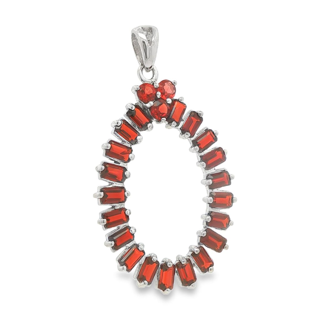 Garnet Multi Stone Pendant 6.8g - Image 2