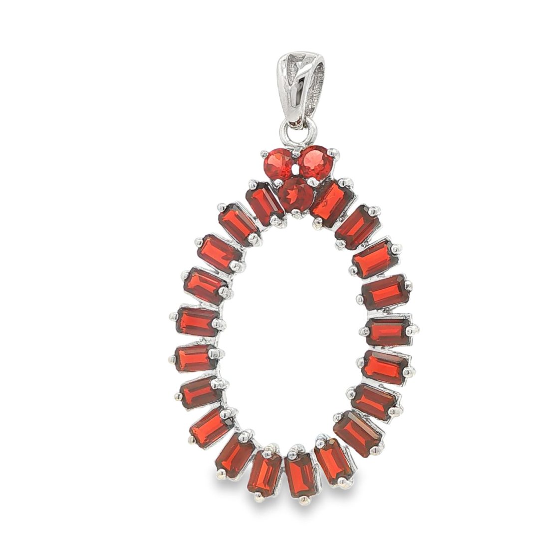 Garnet Multi Stone Pendant 6.8g - Image 3