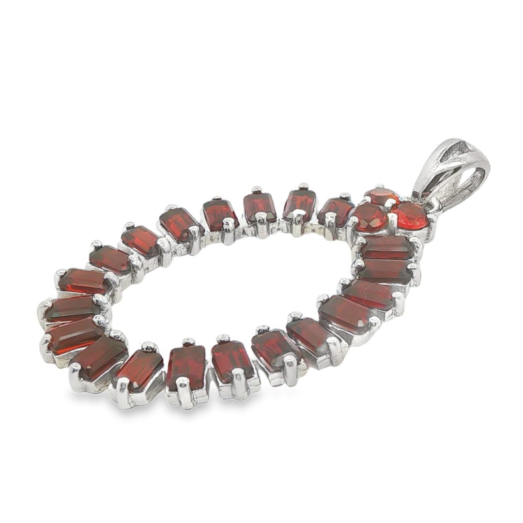 Garnet Multi Stone Pendant 6.8g - Image 4