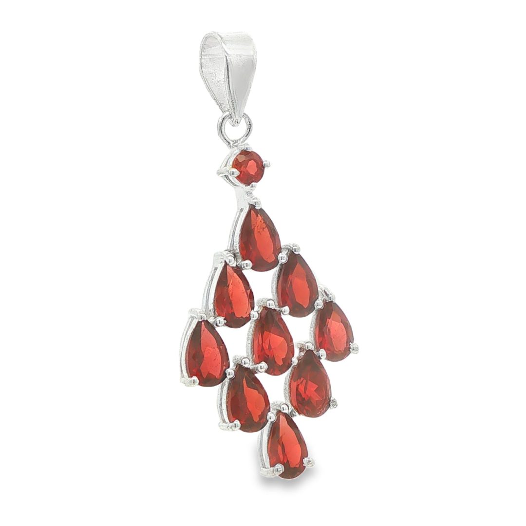 Garnet Multi Stone Pendant 5.8g - Image 2
