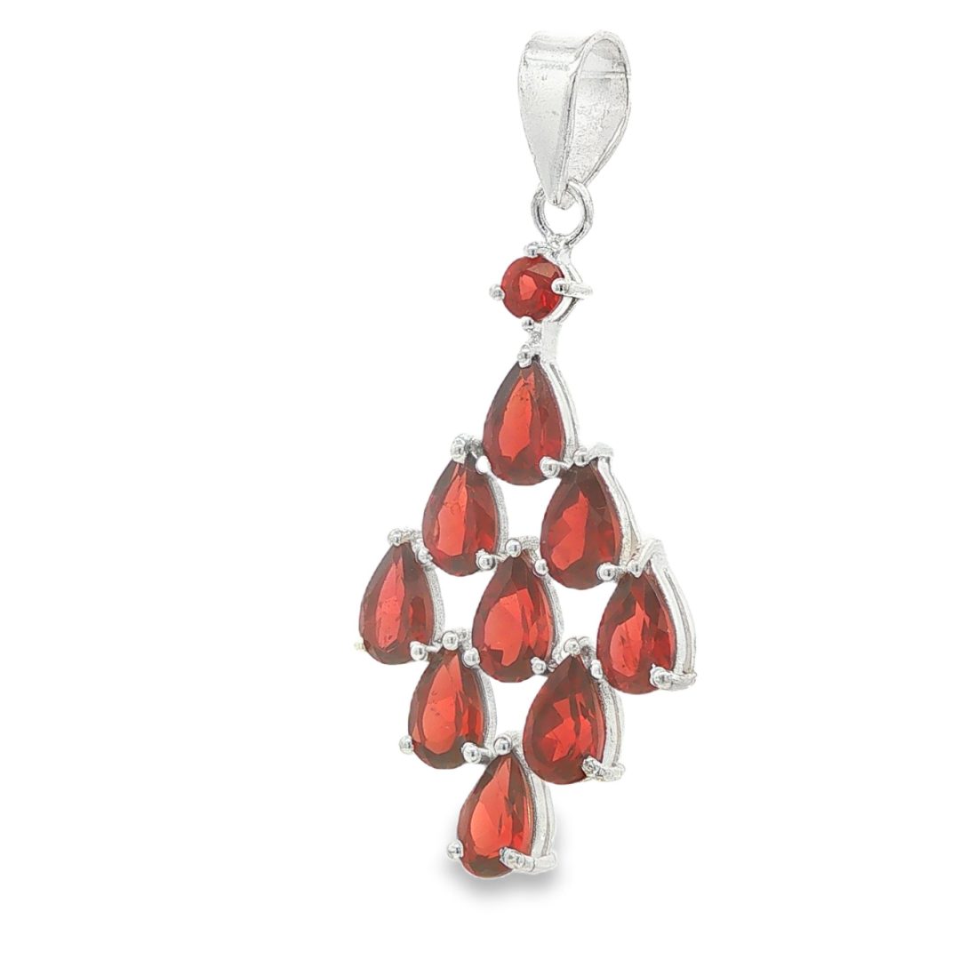 Garnet Multi Stone Pendant 5.8g - Image 3