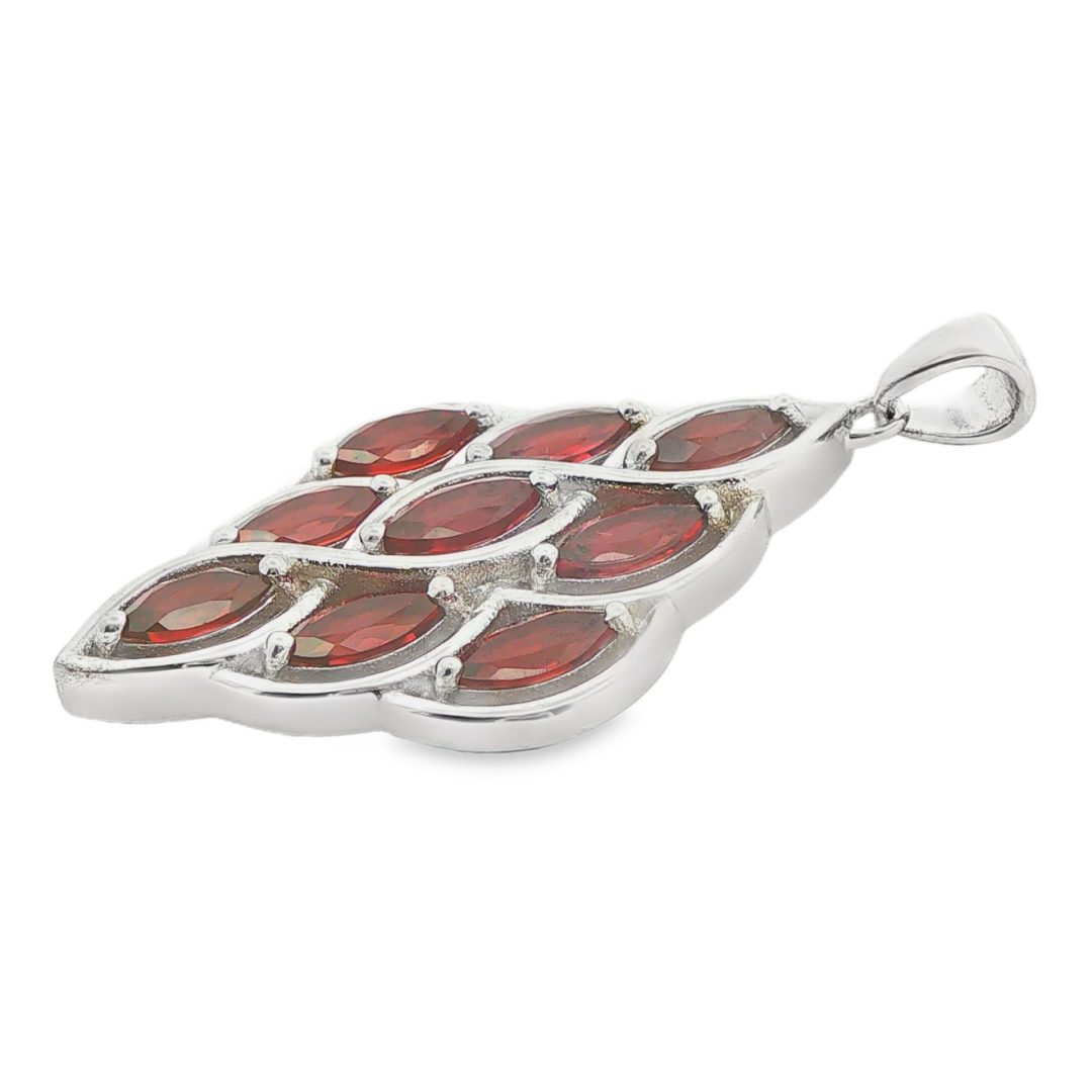 Garnet Multi Stone Pendant 11.9g - Image 4