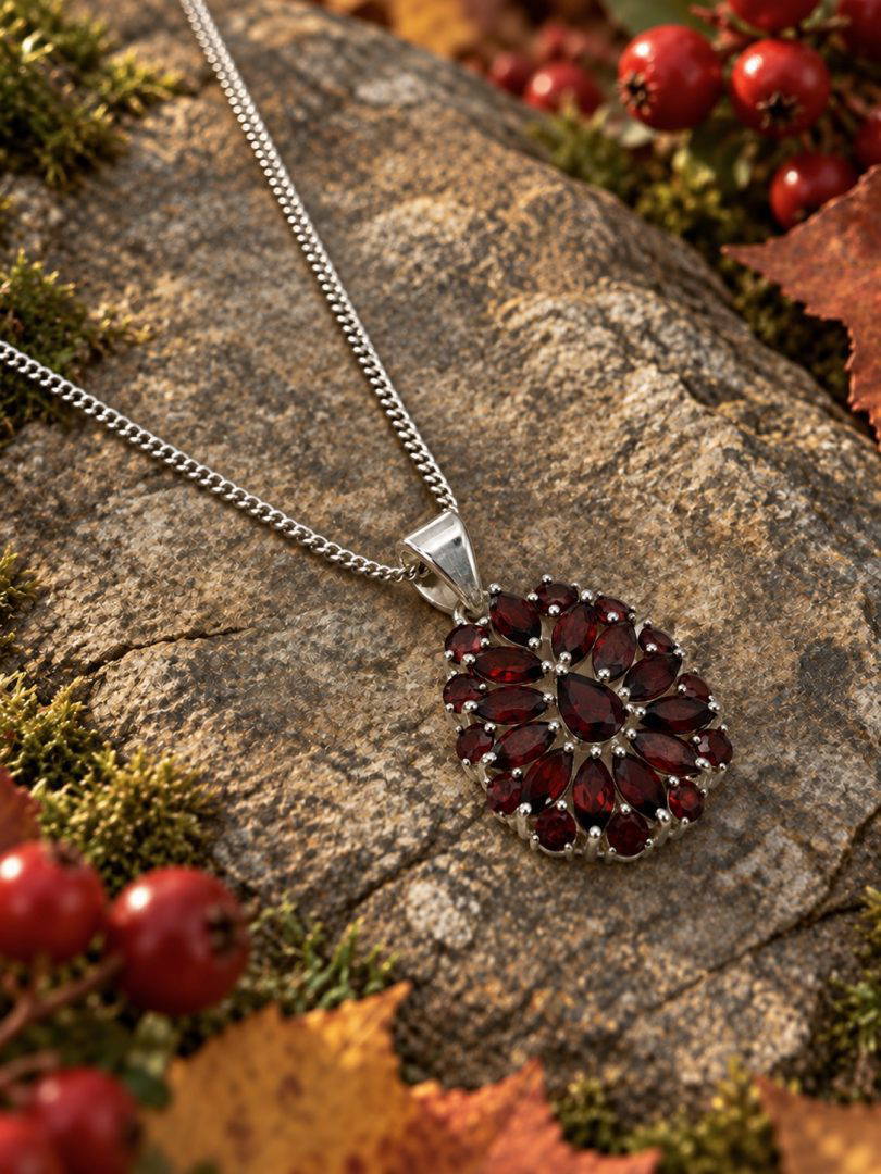 Garnet Multi Stone Pendant 9.7g - Image 2