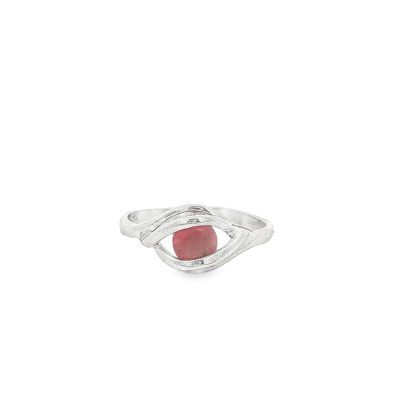 Ruby Faceted Ring Size K